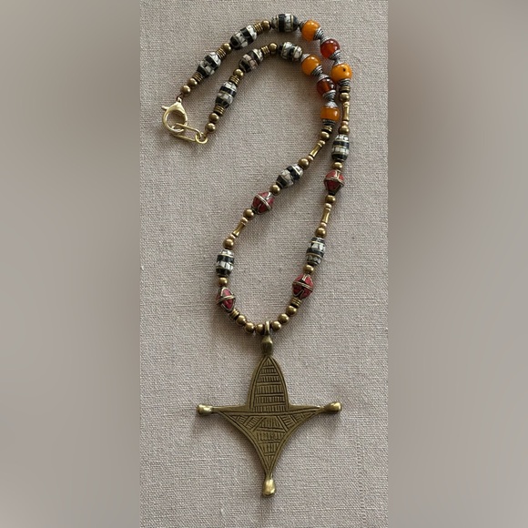 26 inch Brass bead necklace NWOT - Picture 8 of 16